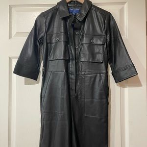 Cara Santana x Apt 9 Faux Leather Jumpsuit